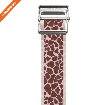 Metal Buckle Belts Wide Fabric Medical Cotton Gait Belt