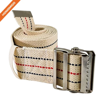 Medical Soft Nylon Transfer Fabric Gait Belt Metal Quick Release Buckle