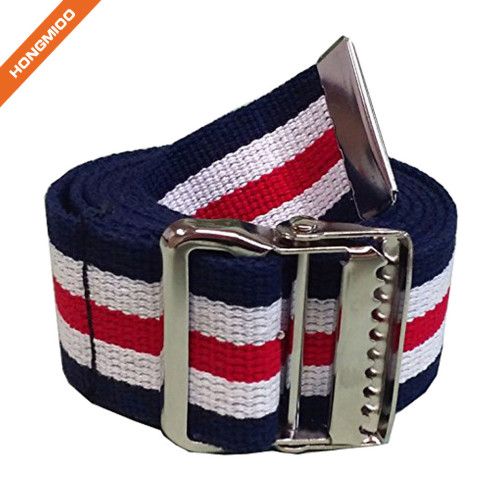 Gait Belt with Nickel Buckle Cotton Walking Belt For Hospital Patient