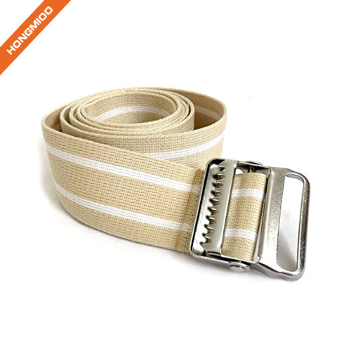 Metal Buckle Gait Belt Adjustable Machine Washable Strong and Durable Cotton Material
