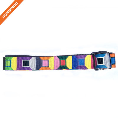 Medical Soft Nylon Transfer Fabric Gait Belt Metal Quick Release Buckle