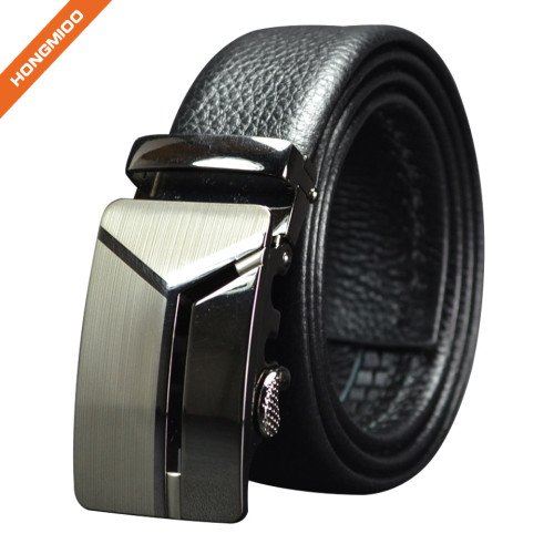 Factory Outlet Pattern Textured Buckle Automatic Men Belt