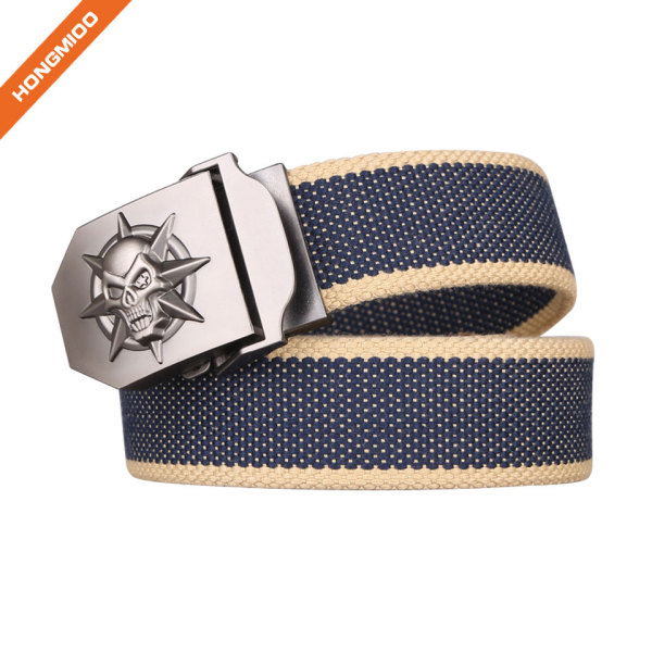 Men's Fashion Accessories Cotton Canvas Belt