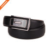 Full-Grain Leather Belts 38mm Zinc Alloy Plate Buckle Mens