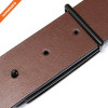 Mens Reversible Full Grain Leather Belt 35mm Rotatable Double-side Belt