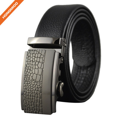 No Holes Automatic Buckle Business Casual Jeans Belt