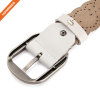 Women's Hollow Flower Genuine Cowhide Leather Belt With Alloy Buckle
