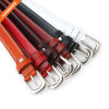 Women's Genuine Cowhide Leather Stylish Thin Dress Strap Fashion Vintage Casual Skinny Belts