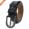 Reversible Women Leather Belt Fashion Adjustable Ladies Belt 1 1/8 Inch Width Solid Pin Buckle Strap