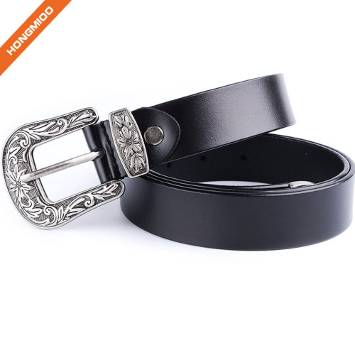 Ladies Vintage Western Leather Belts for Women Genuine Leather Belt