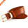 Women's Fully Adjustable Casual Belt with Rounded Buckle
