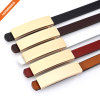 Women PU Skinny Leather Belt Women's Dressy Brown Snake Skin Textured Leather Belt