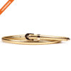Women PU Skinny Leather Belt with Multiple Colors
