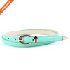 Womens Skinny Leather Belt Solid Color Simple Waist Belt for Jeans Dress Pants