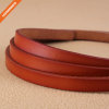 Pink Color Women's Leather Belt For Leisure Dress