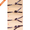 Pink Color Women's Leather Belt For Leisure Dress