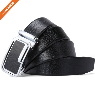 Heavy Duty Mens Ratchet Buckle Strap Artificial Leather Daily Dress Belt