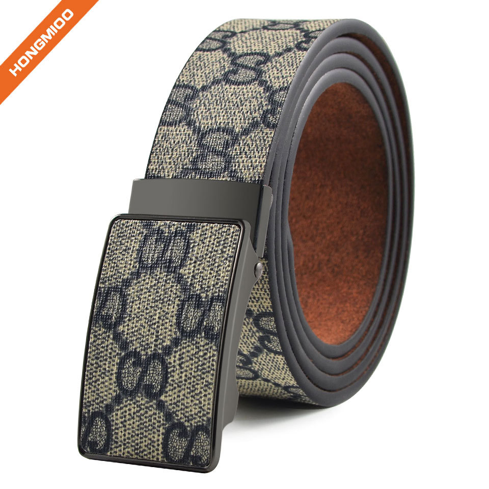 Fashion Accessory Snake Pattern Embossed PU Leather Bel...