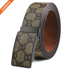 Fashion Accessory Snake Pattern Embossed PU Leather Belt Double Use Unisex