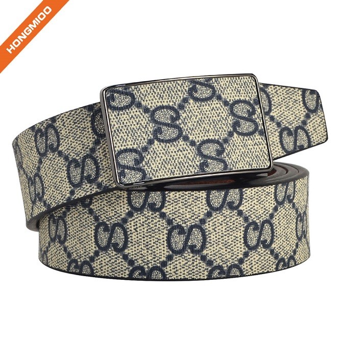 Fashion Accessory Snake Pattern Embossed PU Leather Bel... side