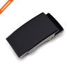 Click Buckle Belts Men's Faux Leather Ratchet Belt Black With Black Strap