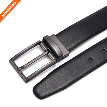 Hongmioo Leisure Black And Brown Full Grain Leather Belts