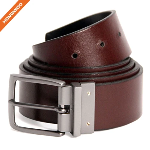 Hongmioo Offer Rotated Buckle Belt For Men Reversible Leather