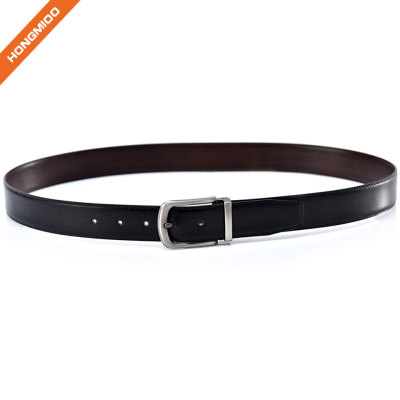 Men's Dress Reversible Classic Full Grain Leather Belt