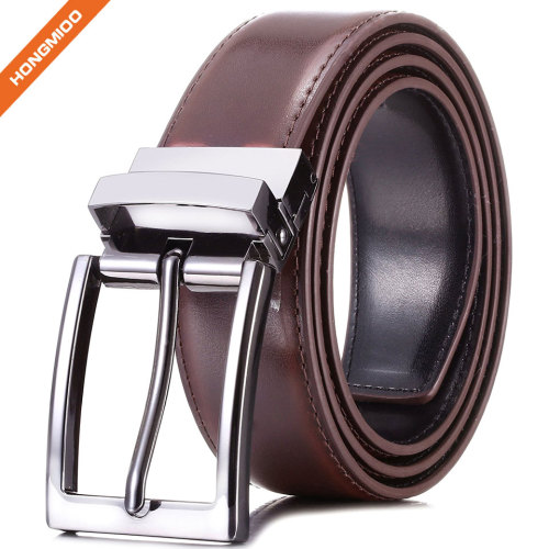 Factory Offer Classic Dress Reversible Leather Belts For Men