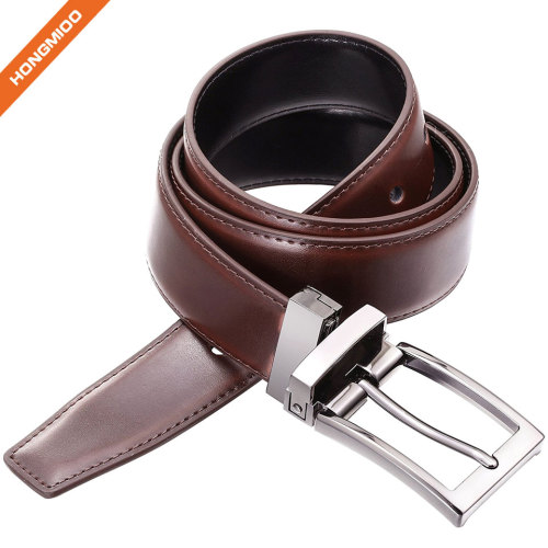 Factory Offer Classic Dress Reversible Leather Belts For Men