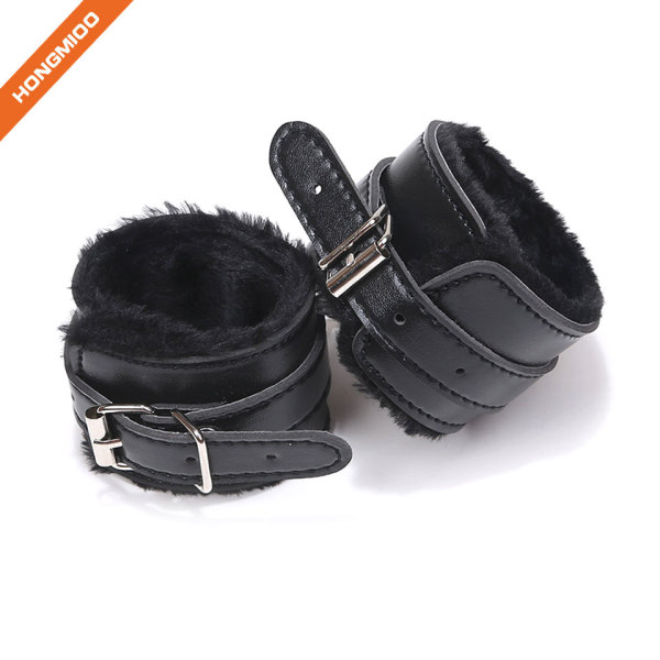 PU Leather Hand Ankle Bound Restraints Costume Bondage Slave Toys Tools Sexy Hand Cuffs