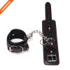Adjustable Plush PU Leather Slave Wrist & Ankle Handcuffs Hand Restraints Toy G-Spot Set