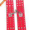 Soft Comfortable Leather Adjustable Handcuff Metal Rivet Handcuffs
