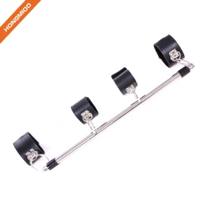 Steel Pipe Restraint Handcuffs G-Spot Set Sexy Tools Night Bed Accessory