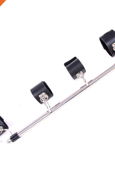 Steel Pipe Restraint Handcuffs G-Spot Set Sexy Tools Night Bed Accessory