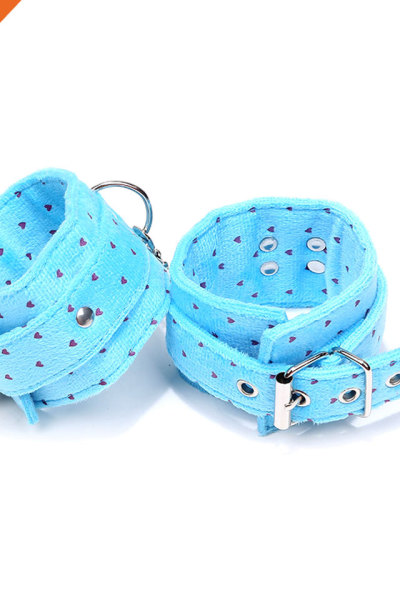 Soft PU Leather Sexy Handcuffs Set for Couple Adult Sex Play