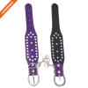 Imitation Leather Slave Suede PU Leather Handcuffs With Rhinestone