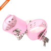 PU Leather Handcuffs Metal Lock With Key Couple Sexy Play Accessory