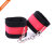 Soft Nylon Restrain Belt Metal Chain Sexy Play Handcuffs Suede Material Covered