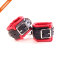 PU Leather Covered Handcuffs Soft Sponge Material SM Game Tools