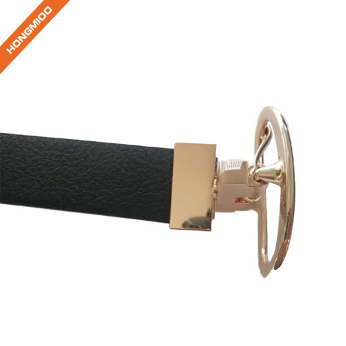 New Product Unisex Pu Leather Reversible Pin Buckle Belt