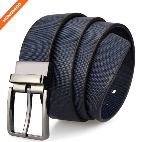 Eco-friendly Men Pu Leather Double Color Reversible Belt