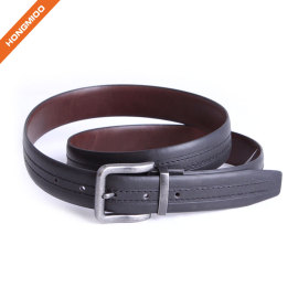 All-match Zinc Alloy Reversible Pin Buckle Belt With Private Label