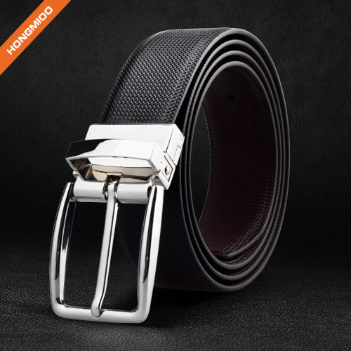 Custom Anti-nickle Reversible Buckle Men Edged Belt