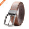 Brown Men Reversible Buckle Formal Business Belt