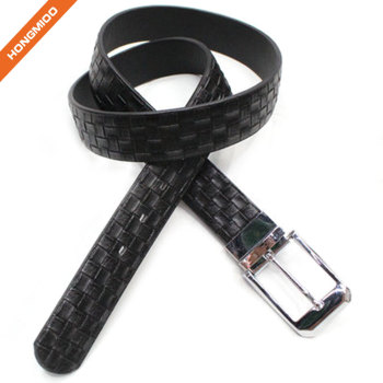 Casual Men Black Reversible Buckle Belt From China