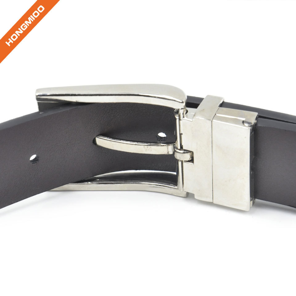 Hongmioo Pu Double-side Rotated Buckle Men Belt gallery