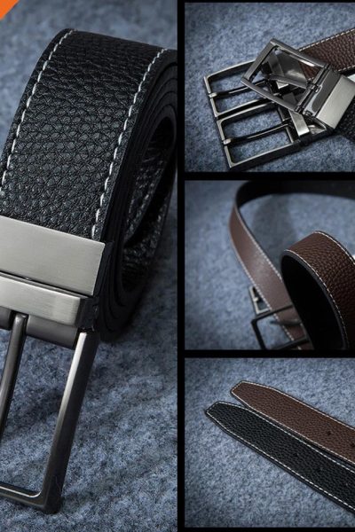 Multifunctional PU Leather Jeans Belt Custom Logo For Young