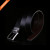 OEM/ODM Men's Black Imitation Leather Reversible Belt Manufacturer