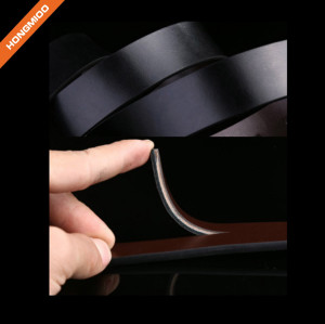 OEM/ODM Men's Black Imitation Leather Reversible Pin Buckle Belt Manufacturer & Supplier for Apparel Brands, Distributors. Custom Production.